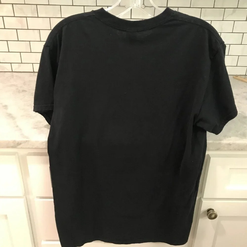 Holloway Choir Shirt Mens Medium Black Gildan Heavy Cotton Music Notes Tee - Picture 5 of 9